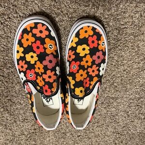 Colorful Floral women’s Slip-On Shoes